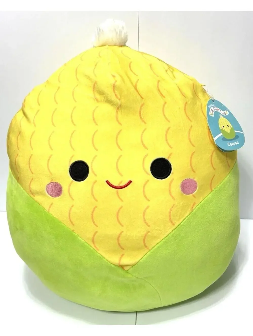 Squishmallows Conrad the Corn Plush Large Soft Stuffed Toy Kellytoy Collectible